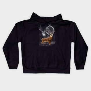 White Tailed Deer Kids Hoodie